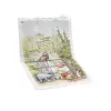 KEEEPER reismat Antek Winnie the Pooh, opvouwbaar, wit, 70 x 50 x 5 cm