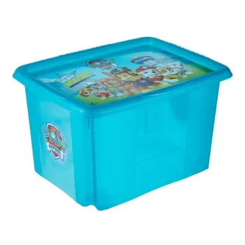 KEEEPER box met deksel 30L Karolina Paw Patrol 45x35x27cm lichtblauw