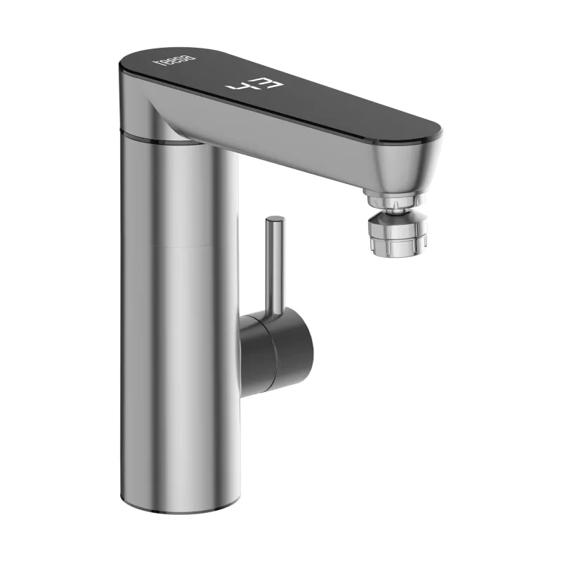 TEESA TSA4111 doorstroomverwarmer kraan – chroom metaal staand