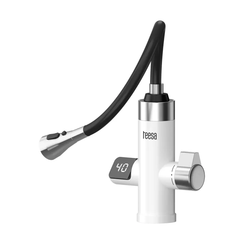 TEESA TSA4112 doorstroomverwarmer keukenkraan met flexibele uitloop
