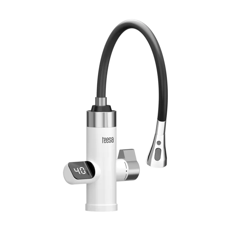 TEESA TSA4112 doorstroomverwarmer keukenkraan met flexibele uitloop