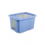 KEEEPER box met deksel 30L Karolina 'Minions Happiness' 45x35x27cm lichtblauw