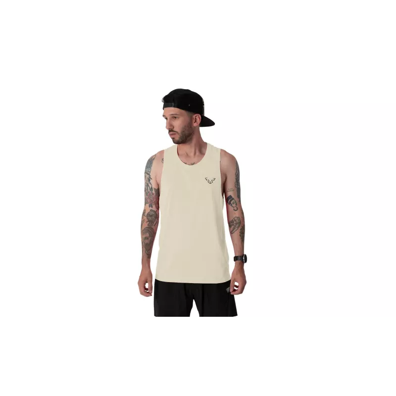 Dynafit Trail Tank loopsinglet heren Overcast XL gerecycled polyester mouwloos
