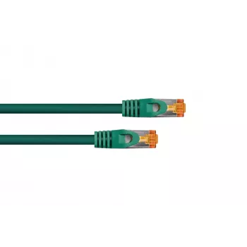 Kabelmeister Cat.7 S/FTP patchkabel, TPE-mantel, halogeenvrij, groen, 2m