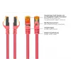 Kabelmeister Cat.7 S/FTP patchkabel, TPE-mantel, magenta, 15m