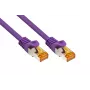 KABELMEISTER Cat.7 S/FTP patchkabel, RJ45, 2m, paars, halogeenvrij TPE