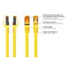 Kabelmeister Cat.7 S/FTP patchkabel, TPE-mantel, halogeenvrij, geel, 5m