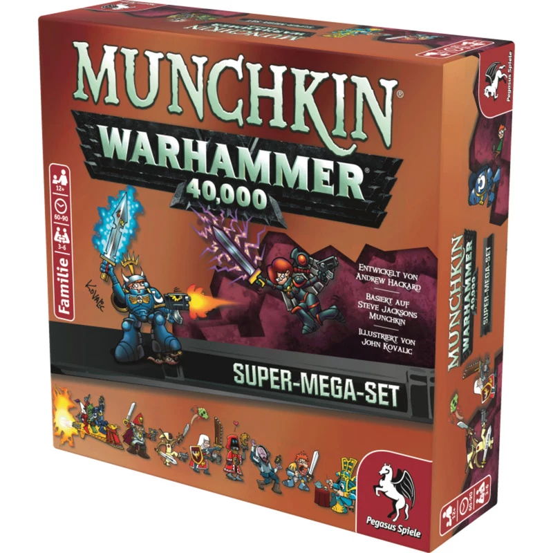 Pegasus Munchkin Warhammer 40K Super Mega Set kaartspel