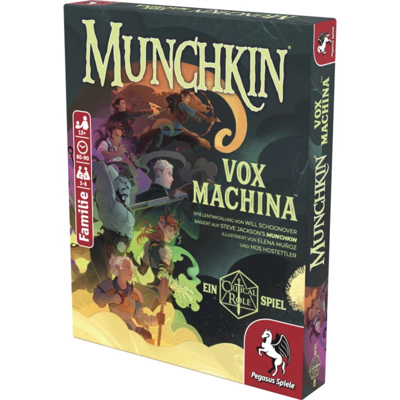 PEGASUS Munchkin Vox Machina - Critical Role kaartspel