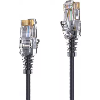 PureLink AVIT Media Series Slim Cat.6 U/UTP patchkabel, LSOH, 0,25 m, zwart (MC1500-0025)