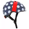 Hornit POM913 Polka Dot multi-sport helm voor kinderen, 53-58 cm, zwart/blauw/rood/wit
