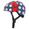 Hornit POM913 Polka Dot multi-sport helm voor kinderen, 53-58 cm, zwart/blauw/rood/wit