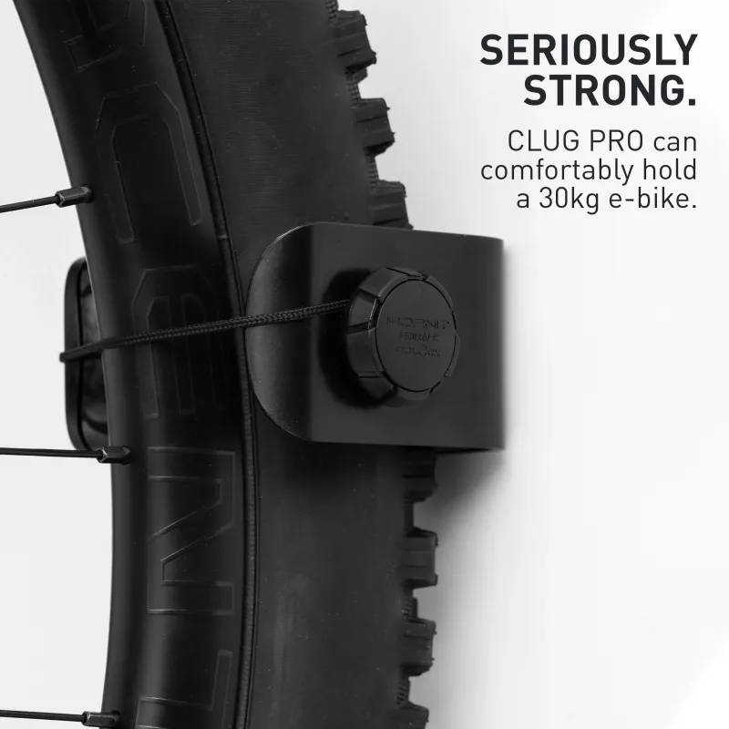 HORNIT CLUG PRO MTB XL fiets muurhouder clip zwart 7764XCP
