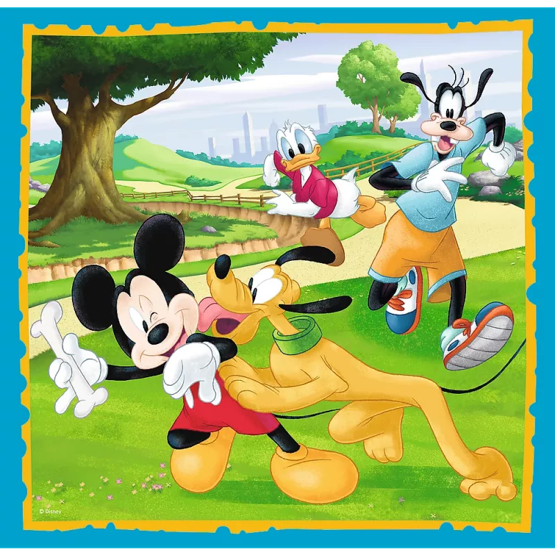 Trefl 3-in-1 Mickey Mouse and Friends puzzelset - 20, 36, 50 stukjes