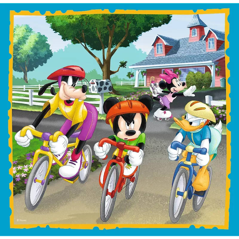 Trefl 3-in-1 Mickey Mouse and Friends puzzelset - 20, 36, 50 stukjes
