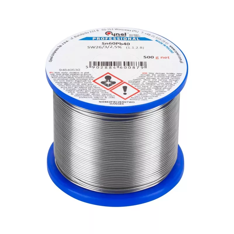 CYNEL Cyna 3mm/500g Sn60Pb40 soldeerdraad met harskern