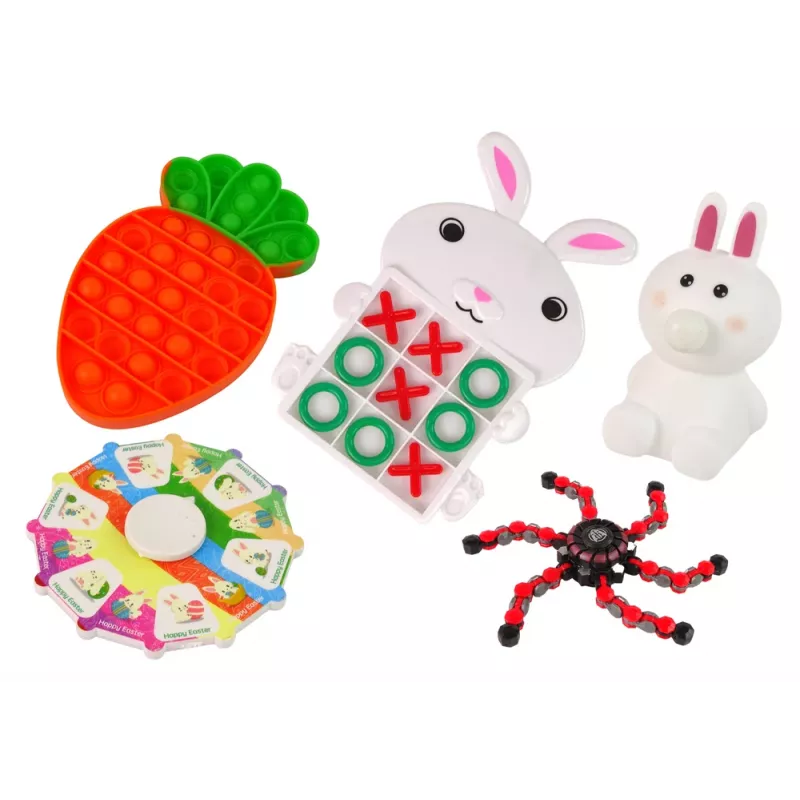 LEAN TOYS Pasen fidget toys anti-stress speelgoedset 24 elementen