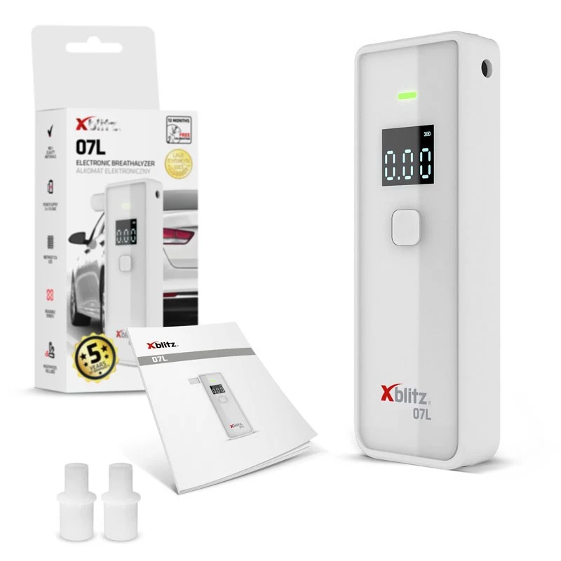 XBLITZ 07L halfgeleider-alcoholtester