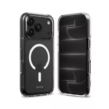 Crong Clear MAG Cover - MagSafe-hoes voor iPhone 18 Pro / 17 Pro (transparant)