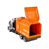 LEAN TOYS vuilniswagen om uit en in elkaar te schroeven met accessoires oranje