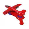 LEAN TOYS vliegtuig bellenblaaspistool rood