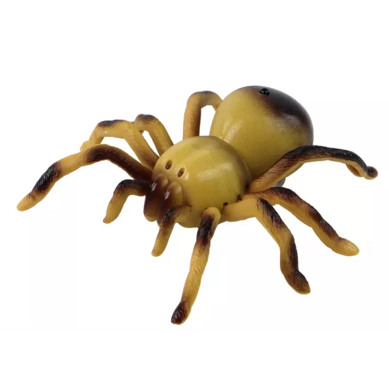 LEAN TOYS op afstand bestuurbare tarantula spin RC speelgoed geel 27/40 MHz