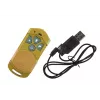 LEAN TOYS op afstand bestuurbare tarantula spin RC speelgoed geel 27/40 MHz