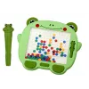 LEAN TOYS magnetisch leerbord kikker stylus pad groene kralen puzzel
