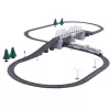 LEAN TOYS elektrische treinset met hefbrug en 366 cm rail