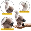 LEAN TOYS pluchen gier vogel pluche mascotte knuffel 25cm