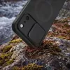 TECH-PROTECT Kevlar Aura MagSafe hoes voor iPhone 17 Pro Max / 18 Pro Max - zwart