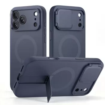 TECH-PROTECT Kevlar Aura MagSafe hoes voor iPhone 17 Pro Max / 18 Pro Max – marineblauw