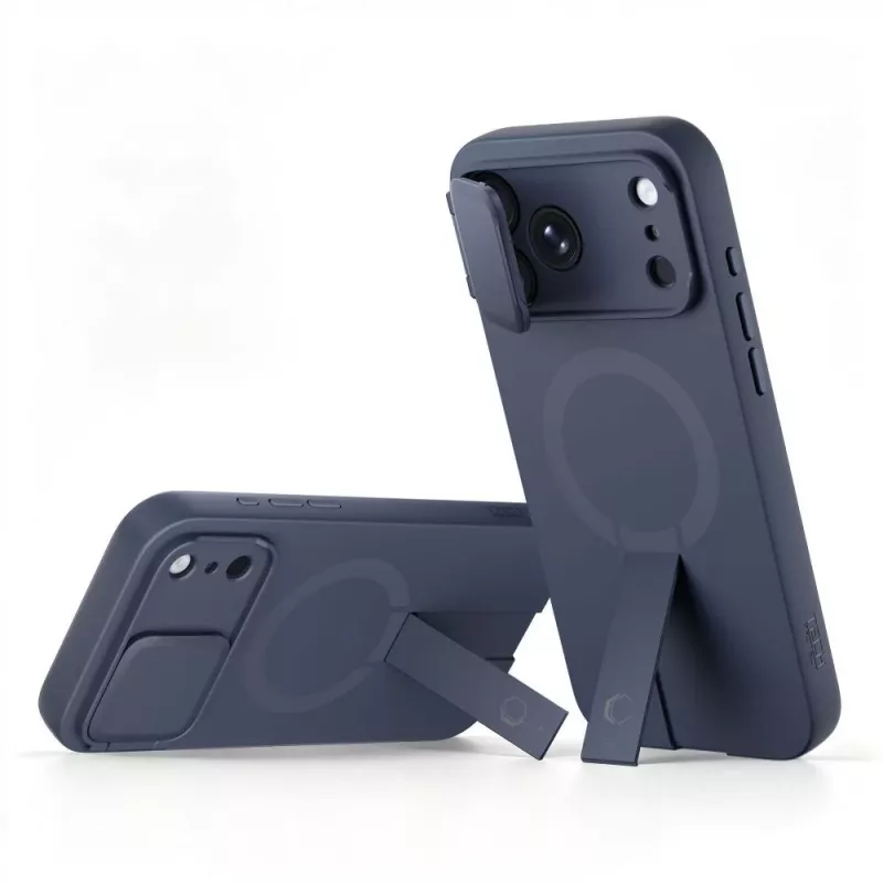 TECH-PROTECT Kevlar Aura MagSafe hoes voor iPhone 17 Pro Max / 18 Pro Max – marineblauw