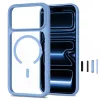 TECH-PROTECT MAGONE MagSafe transparante hoes met 2-pack schermbeschermglas voor iPhone 17 Pro Max / 18 Pro Max – lichtblauw