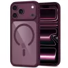 TECH-PROTECT MagOne MagSafe hoes met gehard glas schermbescherming 2-pack voor iPhone 17 Pro Max / 18 Pro Max – Dark Cherry/transparant