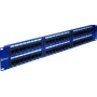 EMITERNET PANEEL 19, 48XRJ45 UTP CAT.5E (2U) BLAUW DCN/PPFA652K488C5E