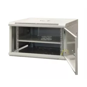 EMITER EM/AP6606-B 19 inch 6U wandbehuizing 600x600x370mm zwart