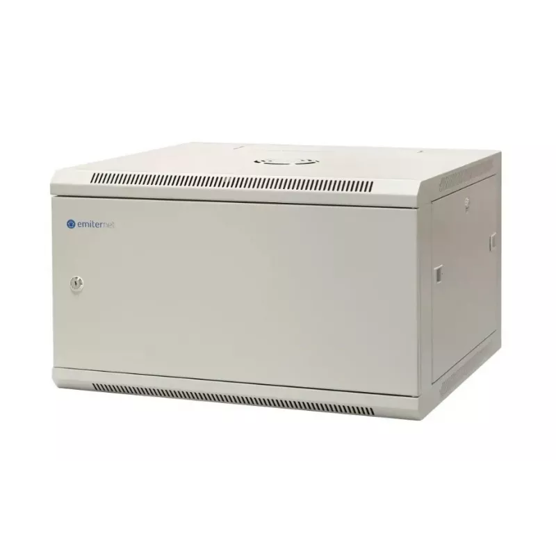 EMITER EM/AP6606-B 19 inch 6U wandbehuizing 600x600x370mm zwart