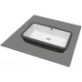 DEANTE Como keramische onderbouw-wasbak 125 mm bakdiepte wit glanzend