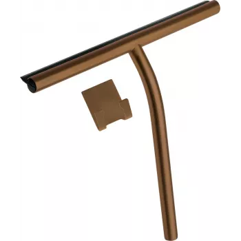 DEANTE ADI_C31K professionele raamtrekker met ophanghaak, 35 cm natuurrubber lip, grijs/blauw