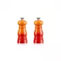 Le Creuset zout- en pepermolenset 11 cm Volcanic Orange