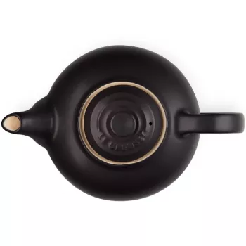 Le Creuset steengoed theepot 1,3L zwart