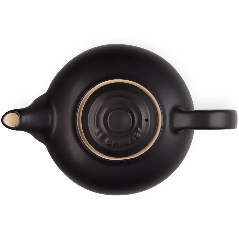 Le Creuset steengoed theepot 1,3L zwart