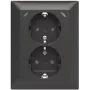 ABB Safety+ USB-dubbelstopcontact met 2x USB-C, 15W, inbouw, polarwit 2TKA00006192