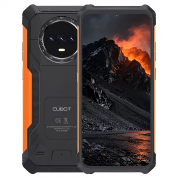 CUBOT KINGKONG ES PRO 6+128GB zwart & oranje robuuste smartphone