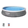 Bestway Fast Set 57376 opzetzwembad rond 7.340 L grijs