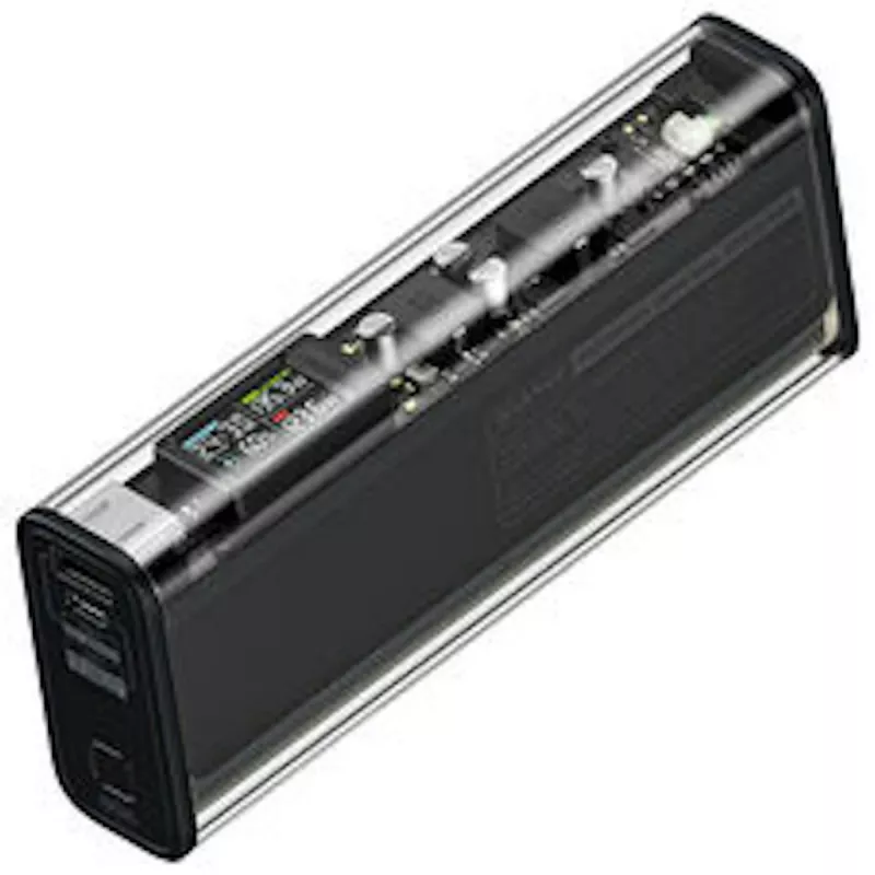 SHARGE Shargeek 140 powerbank, 20.000mAh, 140W, USB-C, USB-A - zwart