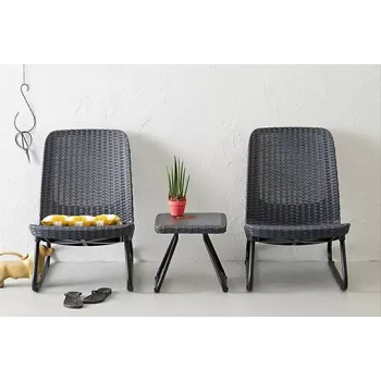 KETER tuinmeubelset Rio Patio Set grijs