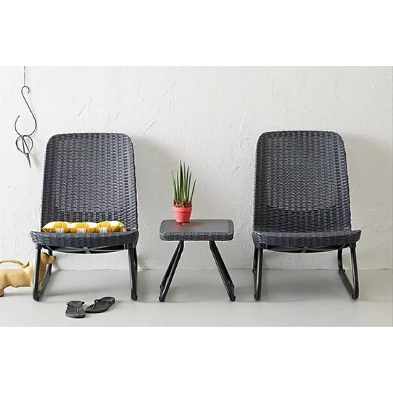 KETER tuinmeubelset Rio Patio Set grijs
