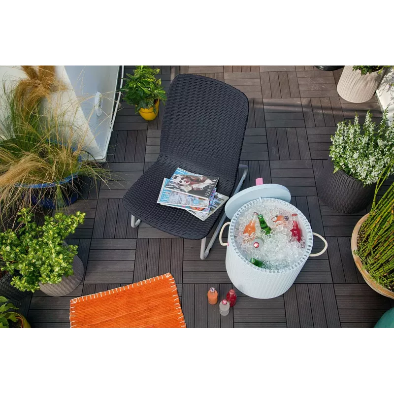 KETER tuinmeubelset Rio Patio Set grijs